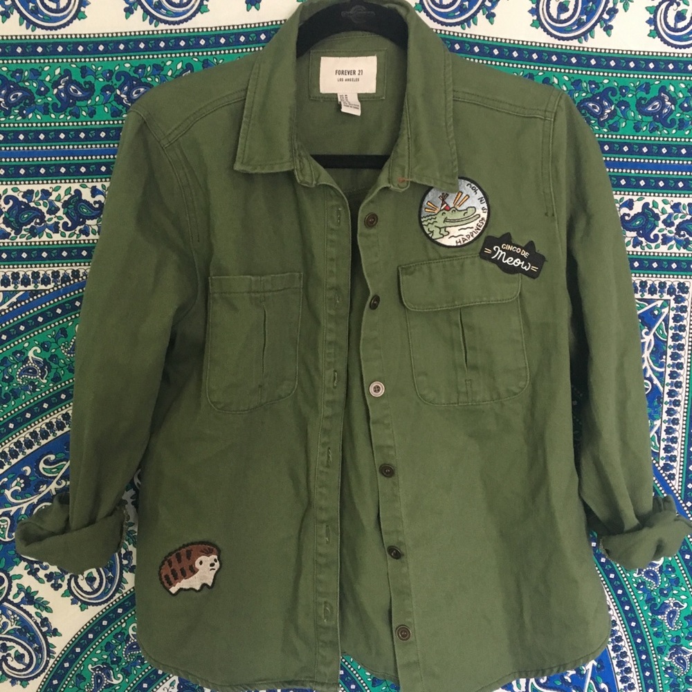 Army geeen jacket/shirt
